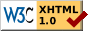 Valid XHTML